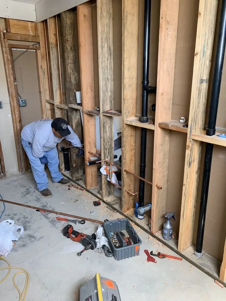 Commercial rough-in plumbing for Water Heater Replacement in Creve Coeur